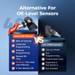 Autel TPMS Sensors Set of 40, MX Sensor 40PCS, Tire Pressure Sensor 2in1 315MHz+433MHz, OE-Level Universal TPMS Sensors Programmable by TS408/TS508WF/MP900-TS/MS906PRO-TS (Metal Valves) - Image 6