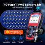 Autel TPMS Sensors Set of 40, MX Sensor 40PCS, Tire Pressure Sensor 2in1 315MHz+433MHz, OE-Level Universal TPMS Sensors Programmable by TS408/TS508WF/MP900-TS/MS906PRO-TS (Metal Valves) - Image 8
