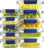 Glass Food Storage Containers with Lids Airtight, [10 Pack] Glass Meal Prep Containers, Storage Container Set with Bpa-free Lid for Food, Lunch Bento Box - Image 7