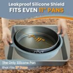 Spring Form Pans for Cheesecake, 6/8/10 Inch NONSTICK Springform Pan Set - Cheesecake Pan Set with LEAKPROOF SILICONE PROTECTOR - Cheese Cake Pans for Baking in WATER BATH - NO FOIL WRAP - Image 5