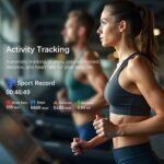 Ring Health Tracker for Women Men, Fit Ring with Heart Rate, Blood Oxygen, Sleep Monitor, Calories, Step Counter, IP68 Waterproof Smart Ring for iPhone & Android, No Subscription Fee (Gold, 6#) - Image 4