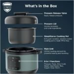 Ninjа HyperHeat 6.5-qt Pressure Cooker with SimpliServe Pot, 8-in-1 Multi-Cooker, 1200W, Ceramic Nonstick - Image 3