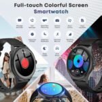 Smart Watches for Women Men, 120 Sports Modes Smartwatch with 1.83 inches HD Display, Heart Rate/Sleep Monitor, IP67 Waterproof, Bluetooth Call & Music Control for iPhone/Android (02Black) - Image 3