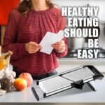 commercial Mandoline Slicer,Stainless Steel Vegetable Slicer,non-slip mandoline slicer for kitchen,Keto,Potato,cucumber,4 Blades & Cut-Resistant Gloves(Includes Brush & Cloth). - Image 6