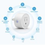 Smart Plug, WiFi Plugs Work with Alexa & Google Assistant, Smart Outlet with Timer & Group Controller, WiFi Outlet for Home, No Hub Required, ETL & FCC Certified, 2.4GHz WiFi, 10A, 2 Pack - Image 3