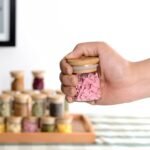 20 Pcs Glass Spice Jars with Airtight Bamboo Lids, Labels and Pen, 2.5oz Mini Clear Food Storage Containers for the Pantry, Kitchen Canisters for Tea, Herbs, Sugar, Salt, Coffee and More - Image 4