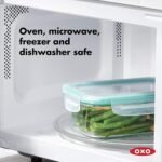 OXO Good Grips 8 Cup Smart Seal Airtight Glass Rectangle Container - Image 4