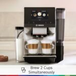 Bosch 800 Series Fully Automatic Espresso and Coffee Machine – 36 Drinks with Coffee World, Cold Brew, Double Cup, Integrated Milk Container, Smart Features, in Silver TQU60307 - Image 7