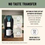 Flavia Aroma Brewer - Coffee Machine, Makes Coffee, Lattes, Tea, and other Hot or Iced Beverages with Single-Serve Freshpacks, Multiple Brew Sizes, Grey - Image 4