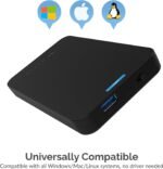 SABRENT 2.5 Inch SATA to USB 3.0 Tool Free External Hard Drive Enclosure [Optimized for SSD, Support UASP SATA III] Black (EC-UASP) - Image 6