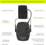 Mack's Live Fire BTX Electronic Shooting Earmuffs with Bluetooth Wireless Technology for Hunting, Tactical, Target, Skeet and Trap Shooting - Image 4