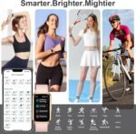 GADIXY Smart Watch,Fitness Tracker Watch 7 Day+ Battery with Heart Rate/Step Counter/Calories/SPO2/Sleep Monitor,IP68 Fitness Smart Watches for Women (Rosegold, 1.47inch) - Image 3