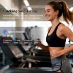 Smart Ring for Women Men Health Ring with Heart Rate, Blood Oxygen,Blood Pressure, Sleep Tracker, Step Tracker, IP68 Waterproof Fitness Ring for iOS & Android,No Subscription Fee (Gold, 7#) - Image 5
