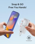 Ultra Slim Portable Charger, 10000mAh Magnetic Power Bank with Build-in USB-C Cable, 22.5W Max Fast Charging Battery Pack for iPhone 15/16 Series MacBook, Galaxy, iPad and etc. - Image 4