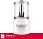 KitchenAid Go Cordless Food Chopper - battery sold separately, KFCR500, Porcelain White - Image 3