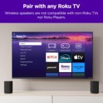 Roku Wireless Speakers - Set of 2 (Pack of 1) - Compatible with Roku TV, Streambar, and Streambar Pro (SE is not compatible) - Image 3