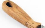 3-in-1 Kitchen Peeler, Scrabber & Grater: a cutting tool with a serrated blade and a Wooden Handle for Vegetable scraping potatoes Carrots and Coconut - Image 5
