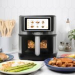Kalorik Air Fryer VIVID TOUCH Series 5 Quart Capacity with High-Resolution Touchscreen 202 Cooking Presets in 12 Food Categories with View Window, 1500-Watts, Stainless Steel - Image 3