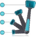 Collapsible Measuring Cups and Spoons - Portable Food Grade Silicone for Liquid & Dry Measuring, 8 Piece Set Kitchen Measuring Tool - Image 4