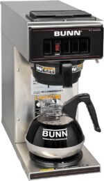 BUNN 13300.0001 VP17-1SS Pourover Coffee Brewer with 1-Warmer, Stainless Steel, Silver, Standard - Image 3