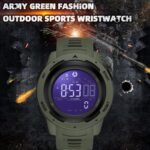 findtime Men's Digital Watch Waterproof Pedometer Watches Sport Watch Step Counter Calorie Military Watch with Stopwatch Alarm LED Backlight Countdown - Image 3
