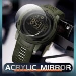 findtime Men's Digital Watch Waterproof Pedometer Watches Sport Watch Step Counter Calorie Military Watch with Stopwatch Alarm LED Backlight Countdown - Image 6