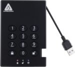 Apricorn 2TB Aegis Padlock USB 3.0 256-Bit AES XTS Hardware Encrypted Portable External Hard Drive (A25-3PL256-2000) - Image 3
