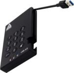 Apricorn 2TB Aegis Padlock USB 3.0 256-Bit AES XTS Hardware Encrypted Portable External Hard Drive (A25-3PL256-2000) - Image 6