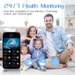 Smart Ring for Women & Men, Fitness & Health Tracker with Display Screen, IP68 Waterproof Smart Rings for Health Monitoring, Fitness Tracker Ring with Call Notification, No App Fees (Pink, 9#) - Image 5