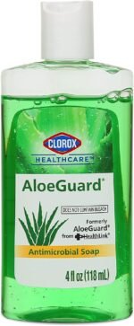 Clorox Healthcare AloeGuard Antimicrobial Liquid Travel Size Hand Soap, Gentle and Moisturizing Hand Soap Bottle with Aloe Vera - Handwash for Healthcare & Everyday Use, 4 Fl Oz - 24 Pack - Image 3