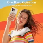 Magnetic Phone Ring for MagSafe Grip [Super Magnet] Gold Twinkle Design Ring Holder Stand, magsafe pop Socket, Mag Safe Accessory for iPhone 16/15/14/13 Pro Max Plus, Gold - Image 4