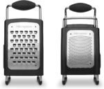 Microplane Four Sided Stainless Steel Ultra-Sharp Multi-Purpose Box Grater - Slicer, Fine, Ribbon, and Extra Coarse Blade Styles - Image 4
