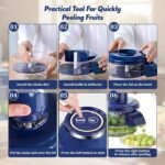 Automatic Grape Peeler Machine, Electric Garlic & Cherry Tomato Skin Remover Tool for Small Fruits (Autamatic Grape Peeler) - Image 3