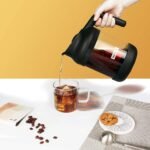 Cold Brew Coffee Maker Stainless Steel Strainer Large,Durable Iced Coffee Maker Cold Brew Pitcher,Dishwasher Safe 38 Oz Iced Tea Maker - Image 5