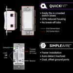 Enbrighten Zigbee Smart Light Switch, QuickFit & SimpleWire, Pairs Directly with Echo Show 10, Echo Studio - Image 3