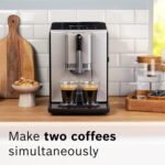 Bosch 300 Series Fully Automatic Espresso and Coffee Machine – One Touch Milk Drinks, Built-In Ceramic Grinder, In-Cup Frother, Easy Clean and Descale, Silver TIU20307 - Image 5