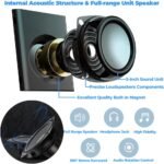 ROSON Computer Speaker, Compact Size Speaker with Headphone Jack, Enhanced Bass and Volume Control, Stereo 2.0 USB Powered 3.5mm Aux Multimedia Speakers for Laptop/Desktop/Tablets/Phone - Image 3