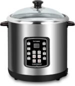 TAYAMA 8-in-1 Multi-Functional Stainless Steel Electric Stew Cooker 10 Liter - Image 3