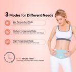 Period Heating Pad for Cramps - Wearable Heating Pad - Unnoticable Under Clothes - Portable Pain Relief Belt Device with Heat - Image 5