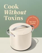 Caraway Stock Pot - 12 Qt Ceramic Coated With Lid - Free From Forever Chemicals - Large for Bigger Batches - Navy - Image 3