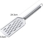 Silver Vegetable Cheese, Rust-Proof Metal Lemon Grater with Handle Handheld Grater Kitchen Utensils and Gadgets for Cheese, Chocolate, Spices, Vegetable D Graters, Peelers and Slicers - Image 3
