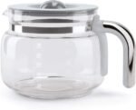 Smeg 50's Retro Style Aesthetic Drip Coffee Machine with 10 Cup Glass Carafe, Auto Start Feature, Keep Warm Plate, and Two Coffee Strength Settings (Red) - Image 3