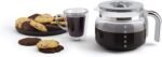 Smeg 50's Retro Style Aesthetic Drip Coffee Machine with 10 Cup Glass Carafe, Auto Start Feature, Keep Warm Plate, and Two Coffee Strength Settings (Red) - Image 4