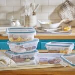 Snapware Pyrex Simply Store (8-Pack) Glass Food Storage Containers Set, (1, 2, 4 & 7 Cup) Meal Prep Containers With Plastic BPA-Free Lids, Dishwasher & Microwave Safe - Image 4