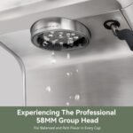 Gevi EzBru 1000 58mm Commercial Espresso Machine | PID & NTC Temp Control, 4 Adjustable Shot/Temp, Powerful Steam Wand & Barista Kit for Home & Café - Image 6