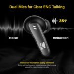 KICKER Bluetooth Earbuds TW3 Wireless Earbuds with Active Noise Cancellation, 25-Hour Battery Life, in-Ear Headphones with Dual Microphones for Clearest Voice Clarity Touch Controls - Image 3