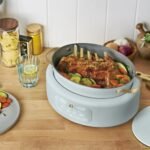 6-Qt 10-in-1 Electric Pressure Cooker, Multicooker, Slow Cooker, Rice Steamer, Stainless Steel (Hydrangea) - Image 4
