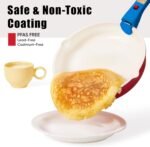 CAROTE 17Pcs Titanium Cookware Set, Pots and Pans Set Non Stick, Kitchen Cooking Set with Detachable Handle, Non Toxic Induction Cookware, Dishwasher/Oven Safe，Memphis Design - Image 5