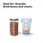 OXO Good Grips POP Container - Airtight Food Storage - Small Square Medium 1.7 Qt Ideal for granola, dried beans and snacks - Image 4