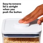 OXO Good Grips POP Container - Airtight Food Storage - Small Square Medium 1.7 Qt Ideal for granola, dried beans and snacks - Image 5